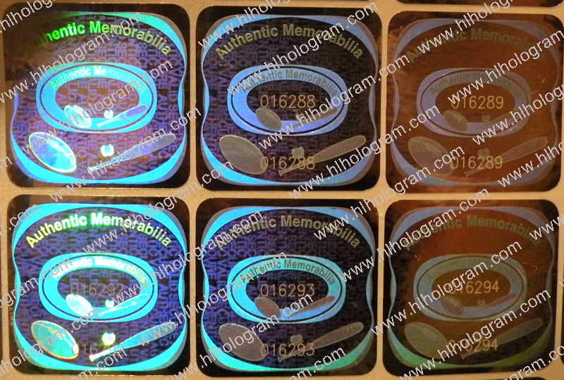 hologram sticker photo